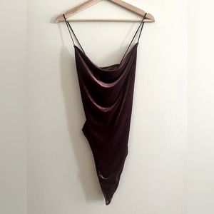 Velour bodysuit